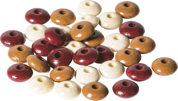 Holzlinsenmix 10mm 33 Stück