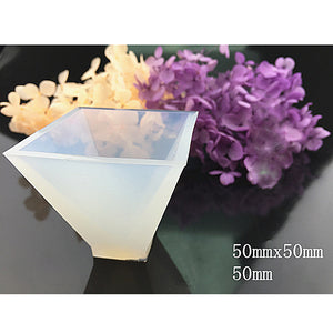 Silikongießform Pyramide Trapezoid 60x60mm DIY Silikonformen