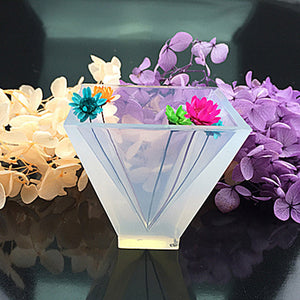 Silikongießform Pyramide Trapezoid 60x60mm DIY Silikonformen