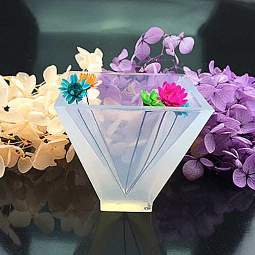 Silikongießform Pyramide Trapezoid 60x60mm DIY Silikonformen