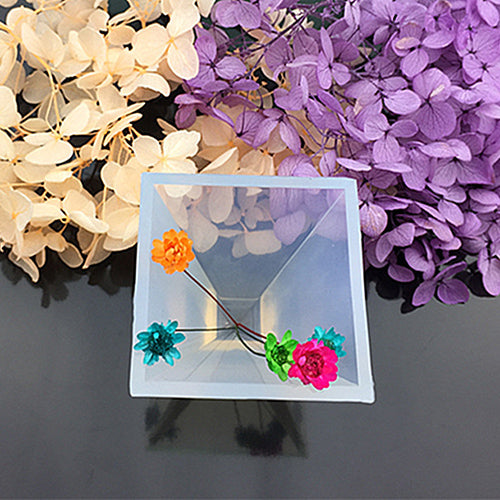 Silikongießform Pyramide Trapezoid 60x60mm DIY Silikonformen