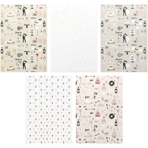 Motivpapier Block Hochzeit 30 Blatt A4