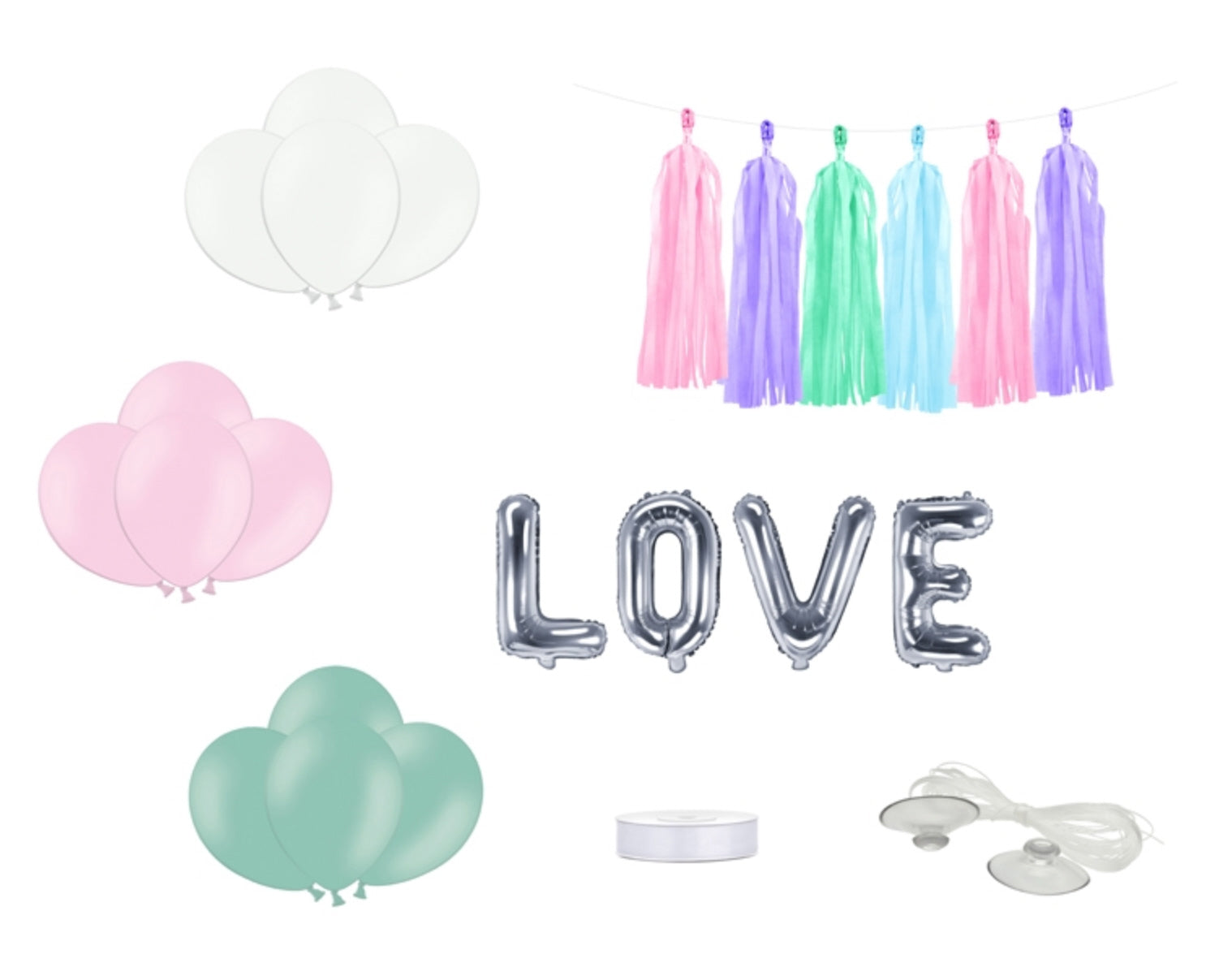 Autodekorations-Set Autodekorationen LIEBE