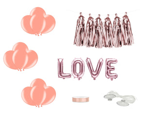 DIY Autodekorations Kit roségold Autodekorationen Liebe