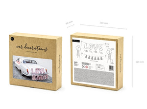 DIY Autodekorations Kit roségold Autodekorationen Liebe