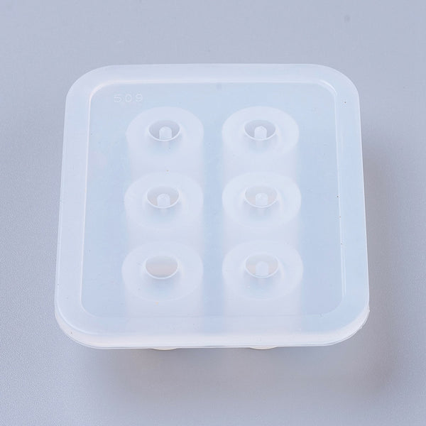Gießform Silikon Perle oval 8mm