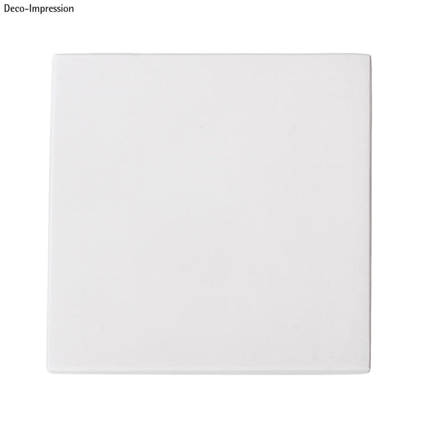 Gießform Quadrat Fliese aus Kunststoff transparent