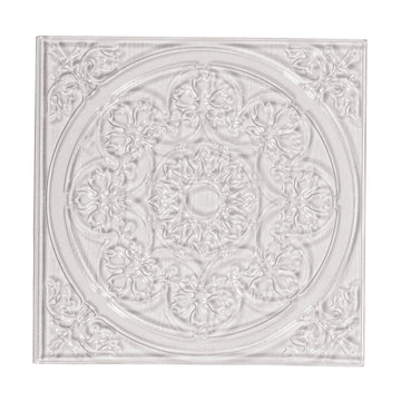 Relief-Eingießplatte Mandala 11x11cm