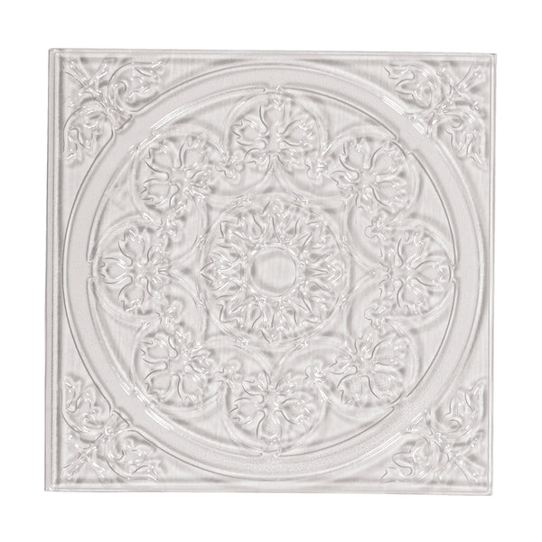 Relief-Eingießplatte Mandala 11x11cm