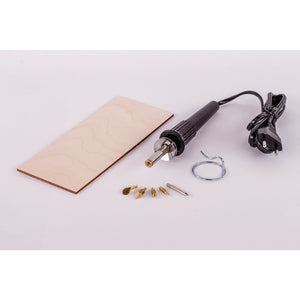 Brandmalkolben-Set Holzbrennstift 220-240c AV/ ca. 50Hz 30W