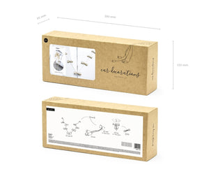 Autodekorations-Set Jute-Maschen DIY