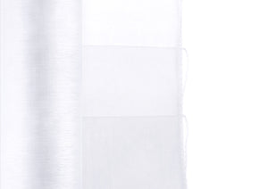 Organza Stoff einfarbig 0,36x9m