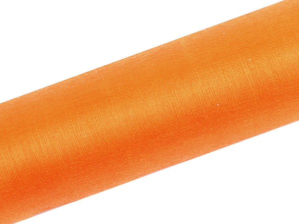 Organza Stoff einfarbig 0,36x9m