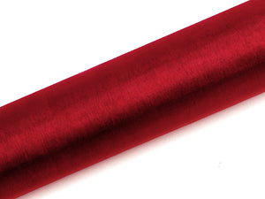 Organza Stoff einfarbig 0,36x9m