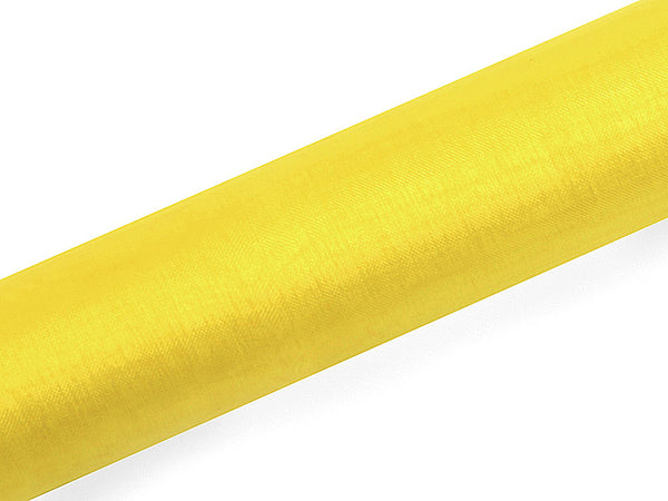 Organza Stoff einfarbig 0,36x9m