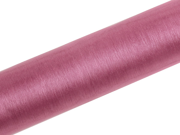 Organza Stoff einfarbig 0,36x9m