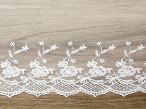 Tischläufer Spitze Lace off-white 0,45x9m
