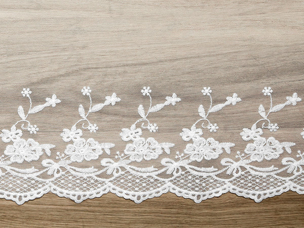 Tischläufer Spitze Lace off-white 0,45x9m