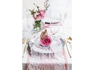 Tischläufer Spitze Spitze cremefarben 0,18x9m