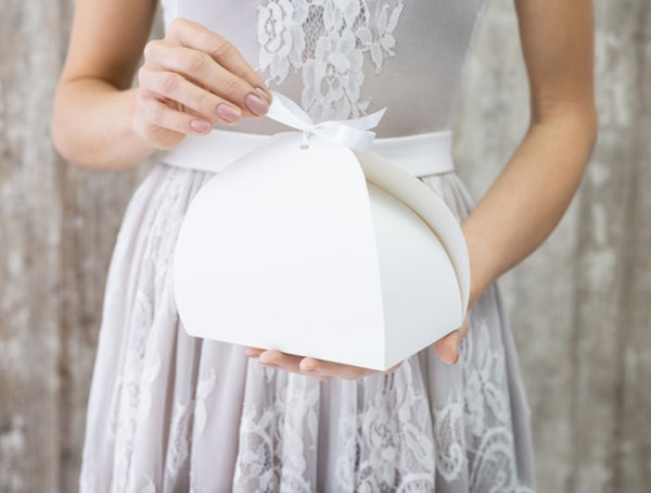 Tortenkartons Cake Boxes mit Band im Set 16,5x14x9,5cm 10 Stück