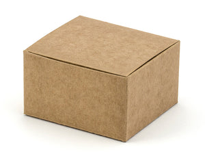 Kraftpapier-Schachtel  6x5,5x3,5cm 10 Stk.
