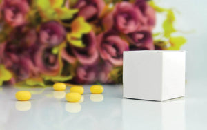 Schachtel weiß quadratisch 5x5x5cm 10 Stk.