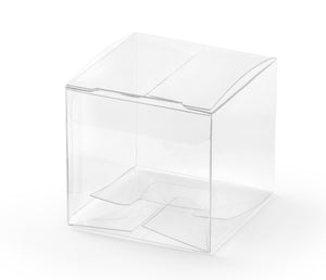 Schachtel transparent quadratisch Square Boxes 5x5x5cm 10 Stk.