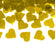Confetti Cannon Herzen gold 60cm