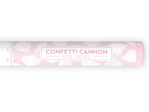 Konfettikanone Rosenblätter weiß Konfetti-Shooter Confetti Cannon Streamer