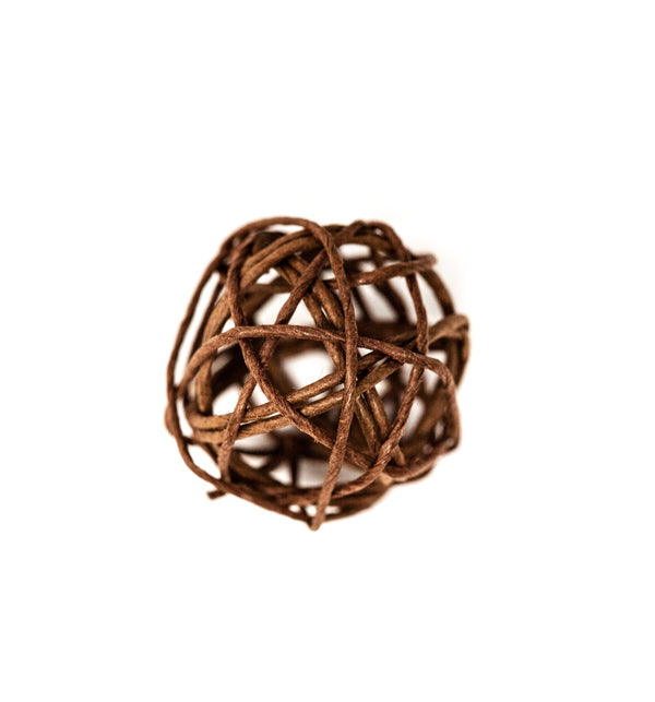 Rebenkugel 2cm braun