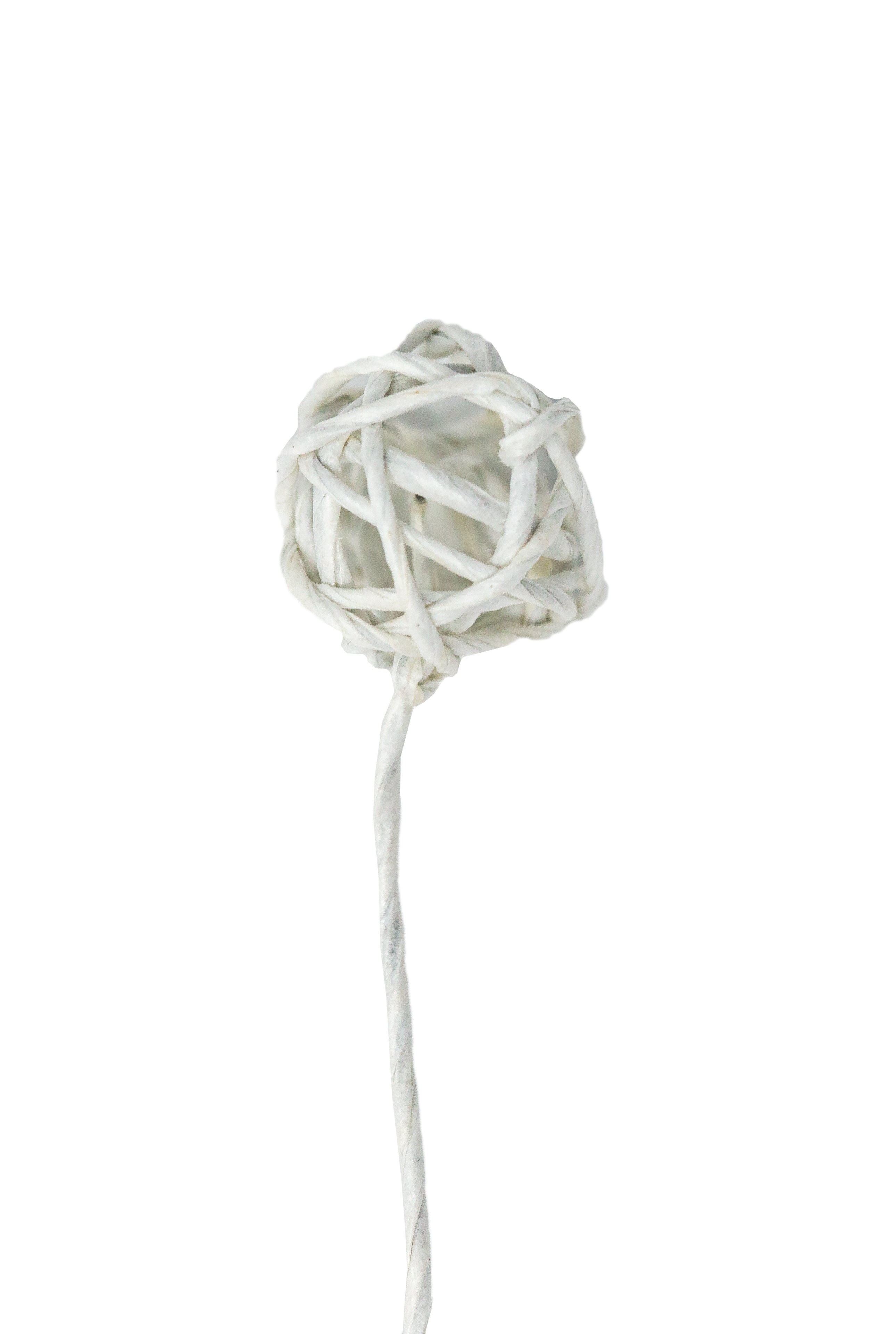 Rebenkugel weiß 1cm mit Stiel 4cm