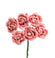 Samtröschen rosa groß 32mm 6 Stück/Bund