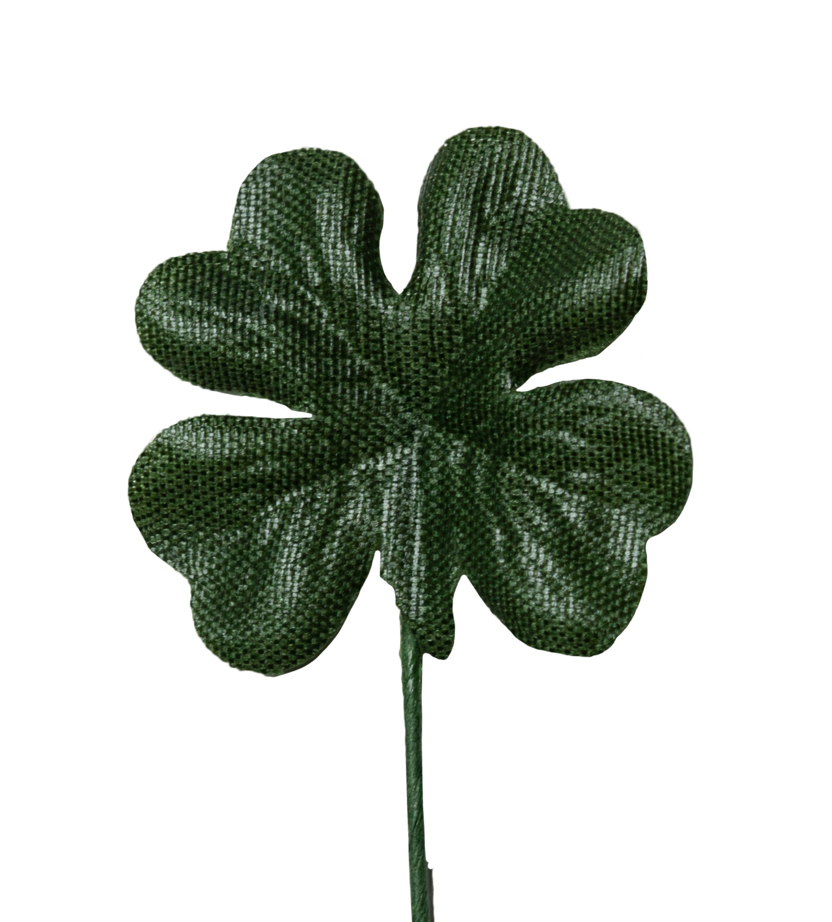 Künstliches Kleelaub am Draht dunkelgrün 2cm 12 Stk./ Bund