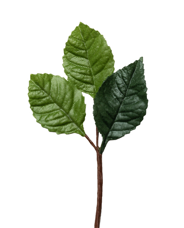 Rosenblätter auf Drahtstiel Blatt 2cm- 9cm