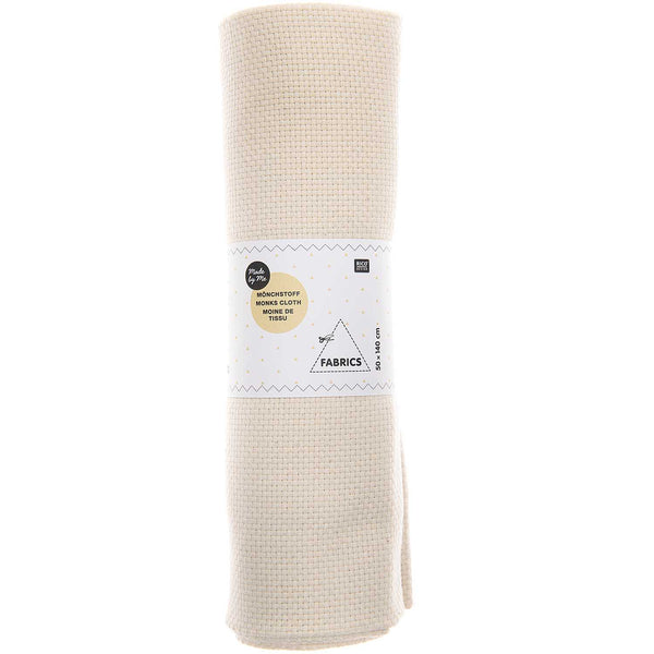 Mönchstoff natur 100% Baumwolle 4,6 Stiche/cm 50x140cm