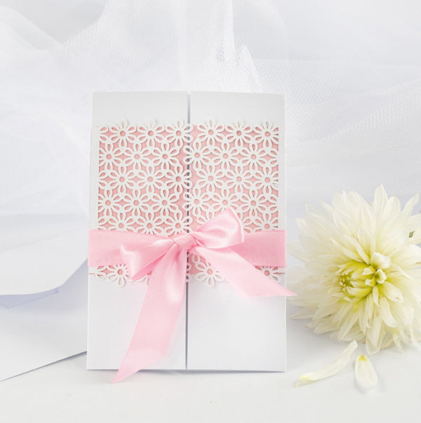 Karton mit Spitze Blatt 10,5x15cm 200g 10Stck. Cardboard Lace