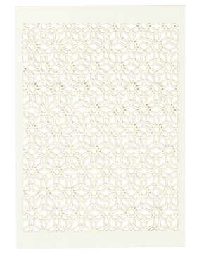 Karton mit Spitze Blatt 10,5x15cm 200g 10Stck. Cardboard Lace