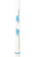 Taufkerze Ornament blau 50x3cm