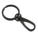 Schlüsselkarabiner schwarz mit Spaltring 1 Stück