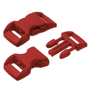 Survival Klickschnalle 20 mm, rot, 5 Stück/Btl