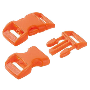 Survival Klickschnalle 20 mm, orange, 5 Stück/Btl