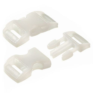 Survival Klickschnalle 20 mm,  weiß, 5 Stück/Btl