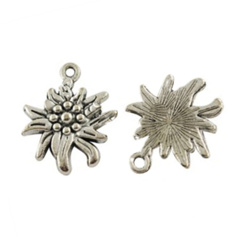 Trachtenschmuckanhänger Edelweiß, 21x16mm pro Stück