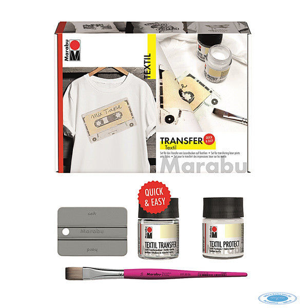 Marabu Textil-Transfer-Set 4-teilig