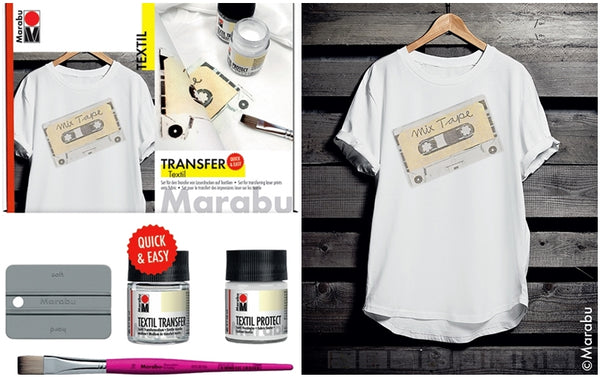 Marabu Textil-Transfer-Set 4 teilig