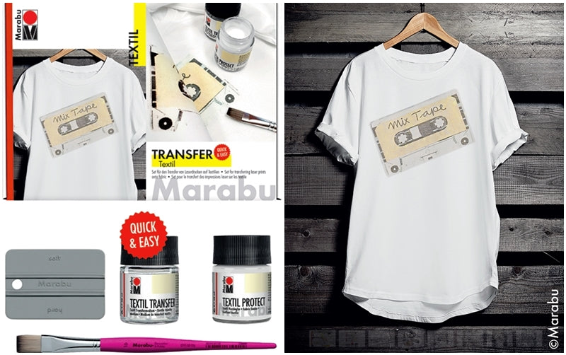 Marabu Textil-Transfer-Set 4-teilig