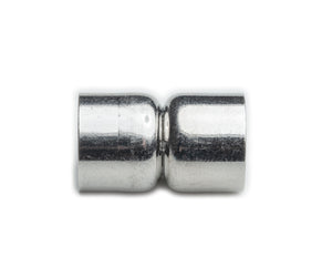 Magnetverschluss mit Kappel rund Edelstahl 18x11mm Öffnung dm 9mm innen per Set
