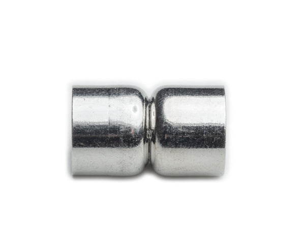 Magnetverschluss mit Kappel rund Edelstahl 18x11mm Öffnung dm 9mm innen per Set