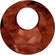 Swarovski Victory Pendant 6041 38mm red magma