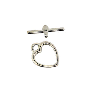 Knebelverschluss-Herz 17x16mm 1 Stk.